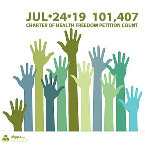 Charter of Health Freedom Petition Update Jul 24/19