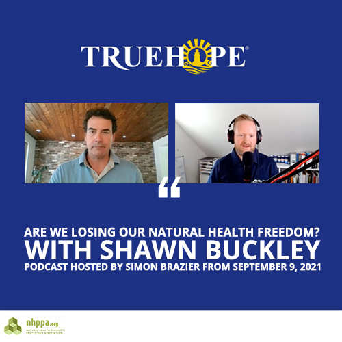 Shawn Buckley September 2021 TrueHope Cast Interview with Host Simon Brazier