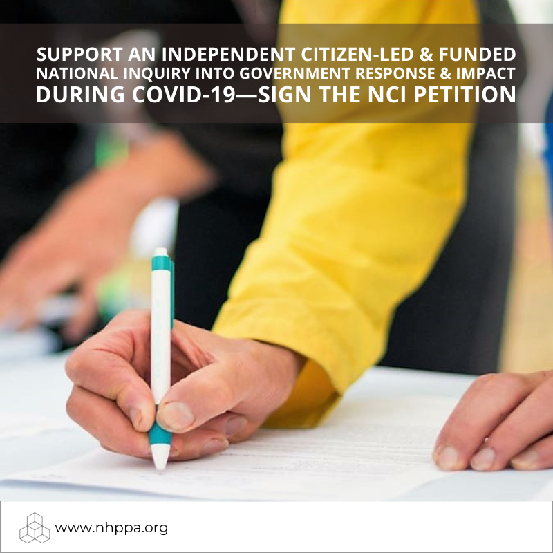 Sign the Petition: National Citizen’s Inquiry