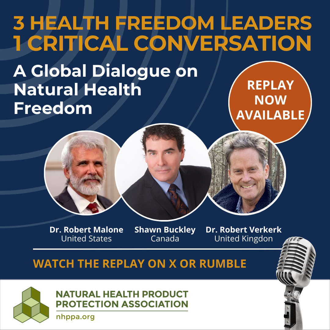 A Global Dialogue on Natural Health Freedom Replay | Shawn Buckey, Dr. Robert Malone, Dr. Robert Verkerk