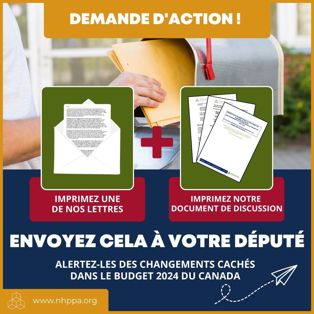 Bill C-69 Letter Campaign French