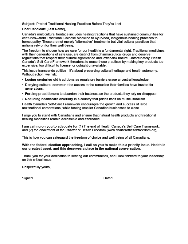 338 Campaign Candidate Letter (Week 4)